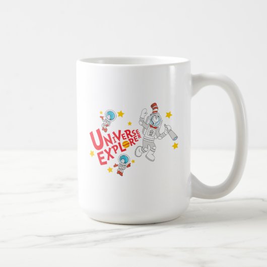 Mug Dr Seuss | Chat dans l'Explorateur d'univers Casqu (Droite)