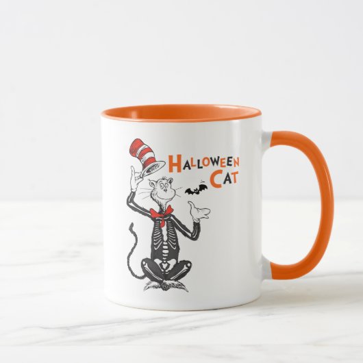 Mug Dr Seuss | Chat d'Halloween en Casquette (Droite)