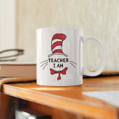 Mug Dr Seuss | Chat en Casquette - Enseignant Je suis
