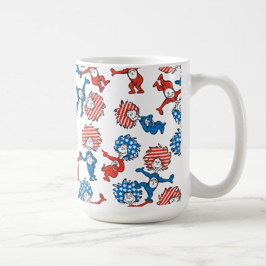 Mug Dr Seuss | Chose Une Chose Deux Motifs du drapeau (Droite)