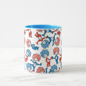 Mug Dr Seuss | Chose Une Chose Deux Motifs du drapeau (Centre)