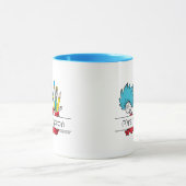 Mug Dr Seuss | Chose une chose deux nom de l'enseignan (Centre)