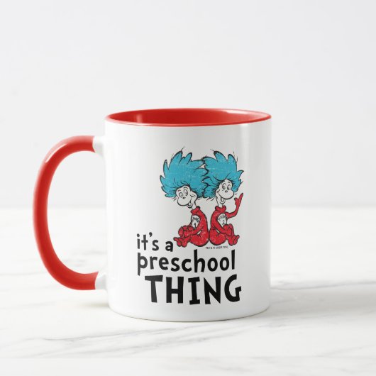 Mug Dr Seuss | Enseignant C'est une chose préscolaire (Gauche)