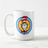 Mug Dr. Seuss | Graphisme de tête de Chat dans le Chap (Gauche)