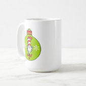 Mug Dr Seuss | Grinch | Chat dans l'ornement Casquette (Devant gauche)