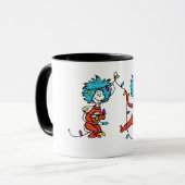 Mug Dr. Seuss | Grinch | Chose Une Chose Deux Danse (Devant gauche)