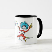 Mug Dr. Seuss | Grinch | Chose Une Chose Deux Danse (Devant droit)