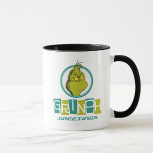 Mug Dr. Seuss   Grinch Greetings