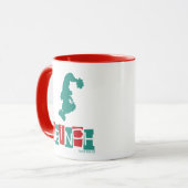 Mug Dr Seuss | Grinch - Rouge et Vert (Devant gauche)