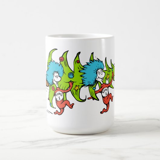 Mug Dr. Seuss | Grinch | Thing One et Thing Two Noël (Centre)