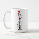 Mug Dr. Seuss I Chat dans le Casquette debout haut (Gauche)