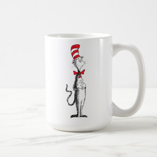 Mug Dr. Seuss I Chat dans le Casquette debout haut (Droite)