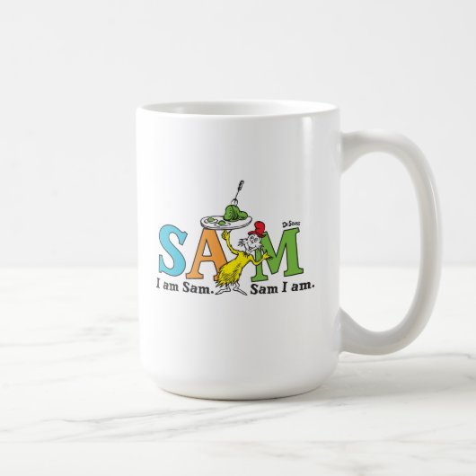 Mug Dr. Seuss | Je suis Sam. Sam je suis. (Droite)