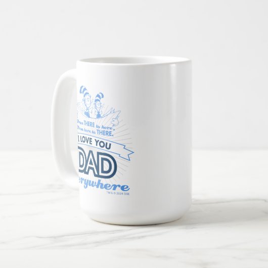 Mug Dr Seuss | Je t'aime Papa partout (Devant gauche)