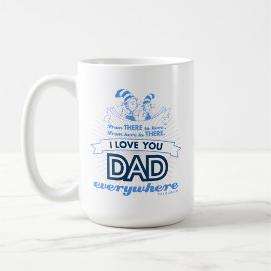 Mug Dr Seuss | Je t'aime Papa partout (Gauche)