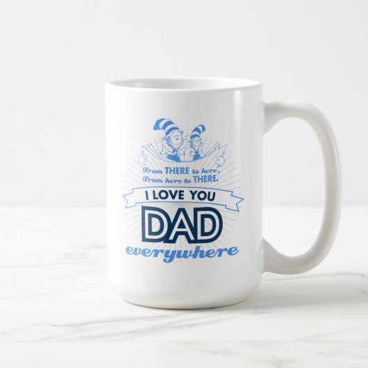 Mug Dr Seuss | Je t'aime Papa partout (Droite)