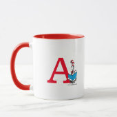 Mug Dr. Seuss Le Chat dans le Chapeau - Monogramme A d (Gauche)
