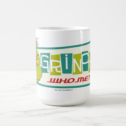 Mug Dr. Seuss | Le Grinch - Moi ? (Centre)