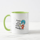 Mug Dr Seuss | Merveilleuse et réfléchis. Pensez et ét (Gauche)