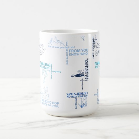 Mug Dr Seuss | Motif de devis Fête des pères (Centre)