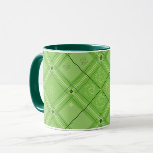 Mug Dr Seuss | Motif de la fête de la Saint-Patrick (Devant gauche)