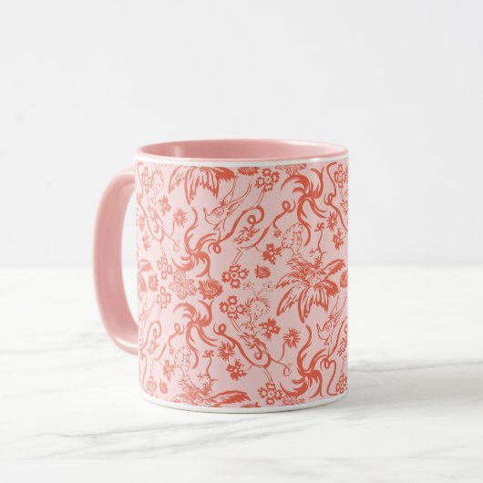 Mug Dr Seuss | Motif de la Fête des mères florales (Devant gauche)