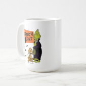 Mug Dr. Seuss | Nuit de Grinch Halloween Graphique (Devant gauche)