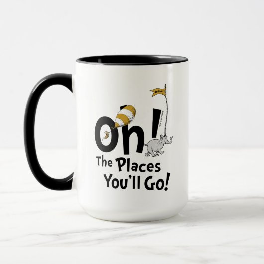 Mug Dr Seuss | Oh, les endroits où vous irez ! Retro (Gauche)