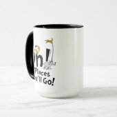 Mug Dr Seuss | Oh, les endroits où vous irez ! Retro (Devant gauche)