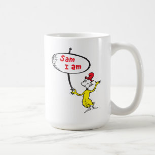 Mug Dr. Seuss   Sam-I-Am Holding Sign