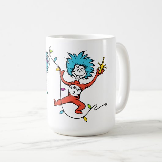 Mug Dr Seuss | The Grinch | Chose 1 & Chose 2 Danser (Devant droit)