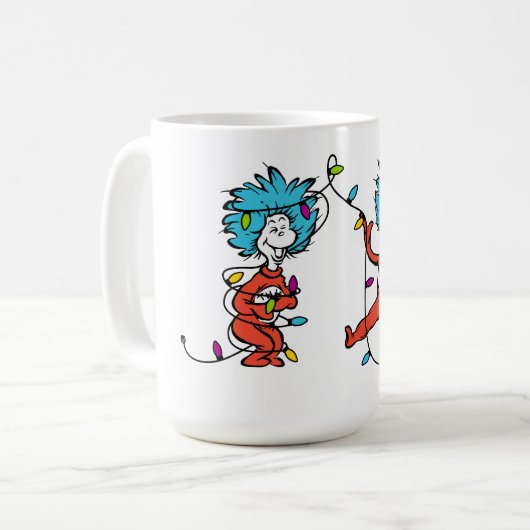 Mug Dr Seuss | The Grinch | Chose 1 & Chose 2 Danser (Devant gauche)