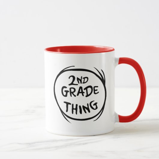 Mug Dr Seuss | Thing One Thing Two - 2nd Grade Thing (Droite)