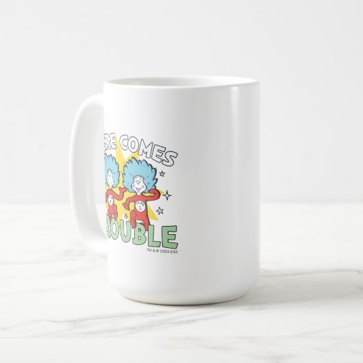 Mug Dr Seuss | Une Chose Deux Ici, C'Est Difficile (Devant gauche)