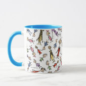 Mug Dr. Seuss Whoville Characters Festive Pattern (Gauche)