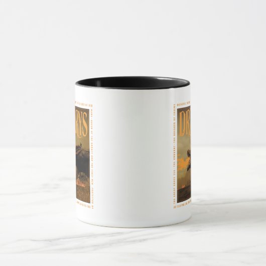 Mug "Dracarys" Drogon Breathing Fire Graphic (Centre)