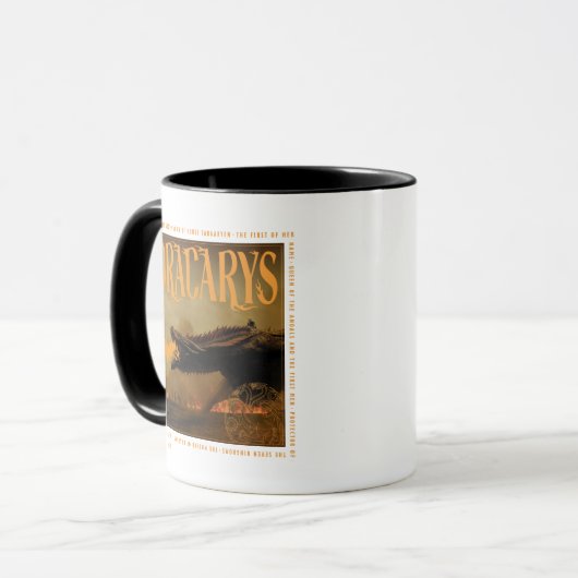 Mug "Dracarys" Drogon Breathing Fire Graphic (Devant gauche)