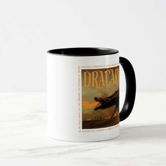 Mug "Dracarys" Drogon Breathing Fire Graphic (Devant droit)