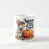 Mug Dragon à l'automne confortable avec café (Centre)