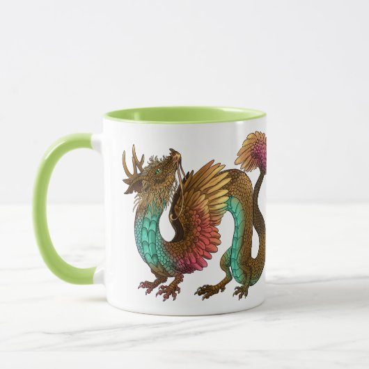 Mug Dragon à plumes (Gauche)