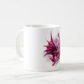 Mug Dragon Avec Ribbon Sensibilisation au cancer du se (Devant gauche)