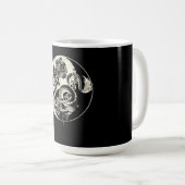 Mug Dragon Avec Tigre Tattoo YIN Et Yang Beast Combat (Devant droit)