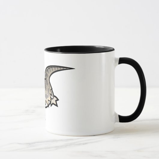 Mug Dragon barbu de bande dessinée/dragon de Rankin (Droite)