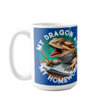 Dragon Barbu Drôle A Mangé Mon Devoir
