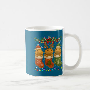 Mug Dragon barbu en chaussettes de Noël Lumières Drago