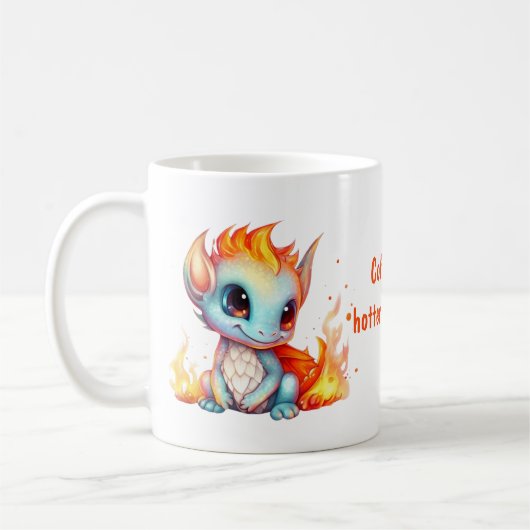 Mug Dragon Bébé Flamant mignon (Gauche)