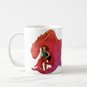 Mug Dragon Bébé Rouge
