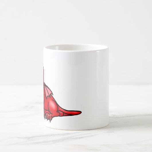 Mug Dragon Bébé rouge mou (Centre)