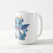 Mug dragon bleu (Devant droit)