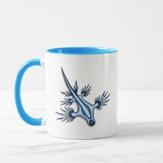 Mug Dragon bleu Nudibranch (Gauche)